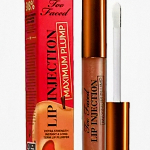 Nwt Tmoo Faced Red and Brown Lip Balm Gloss - Picture 1 of 3